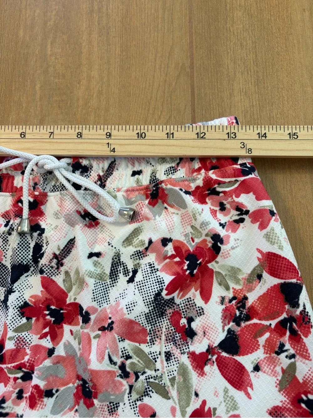 IZOD Golf Floral Skort Skirt Shorts Small‎ Pink White Athleisure Golfcore Sporty